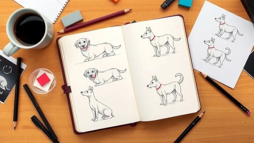 Hur ritar du en hund enkelt