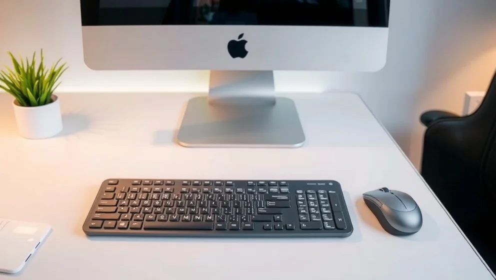 Trådlöst tangentbord och mus för dator